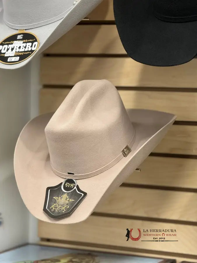 Rdr Silver Belly Felt Hat 4X Tejana