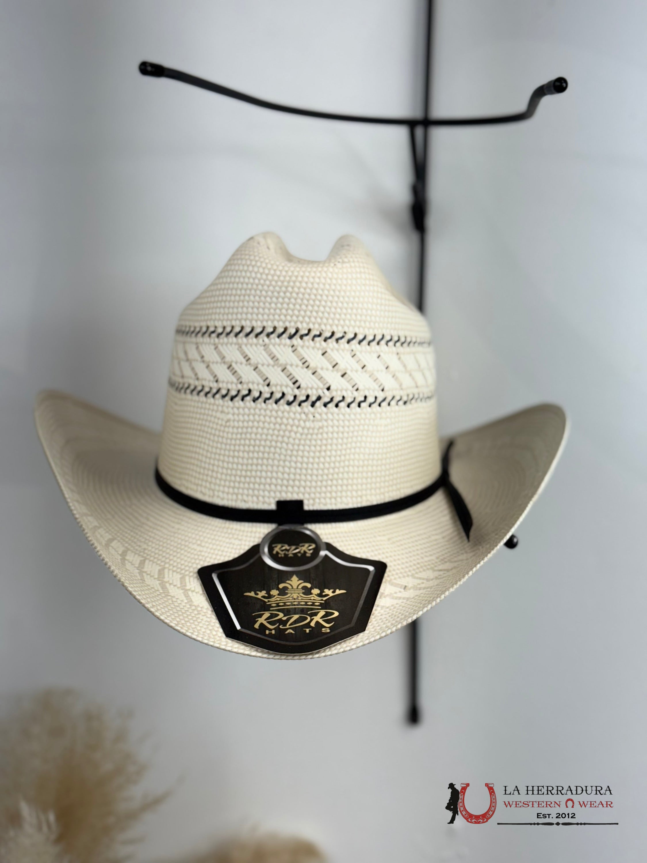 RDR STRAW HAT Copa alta 30x tejido ala 3 3/4 TEJANA