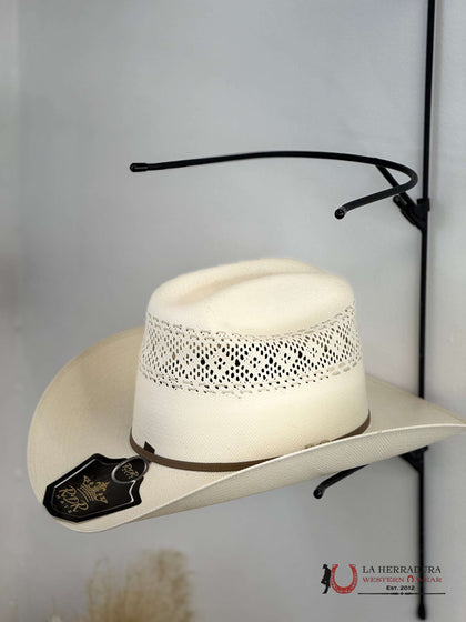 RDR STRAW HAT Copa alta 30x toquila cafe ala 3 3/4