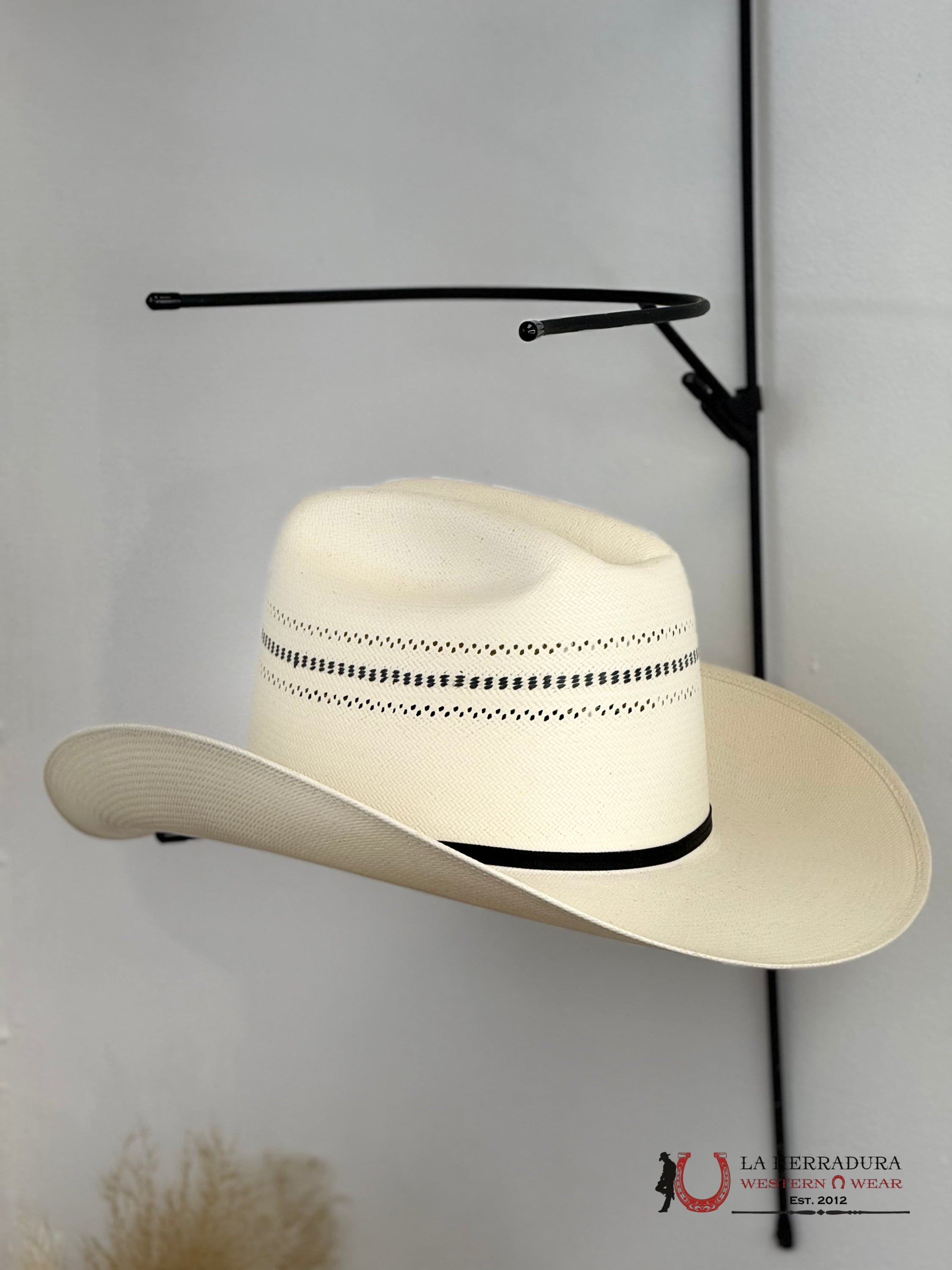 RDR STRAW HAT copa alta 30x white ala 3 3/4 TEJANA