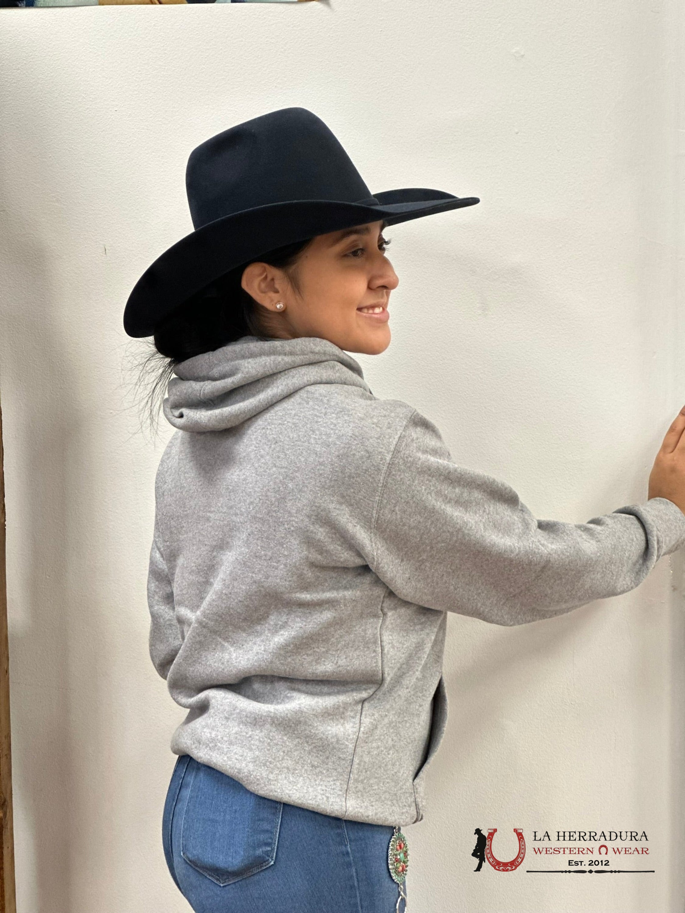 Real Beartooth Hood Heather Grey Ropa Mujeres