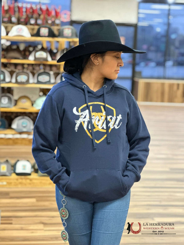 Sudadera con capucha y el logo de Real Shield para mujer - 10041679