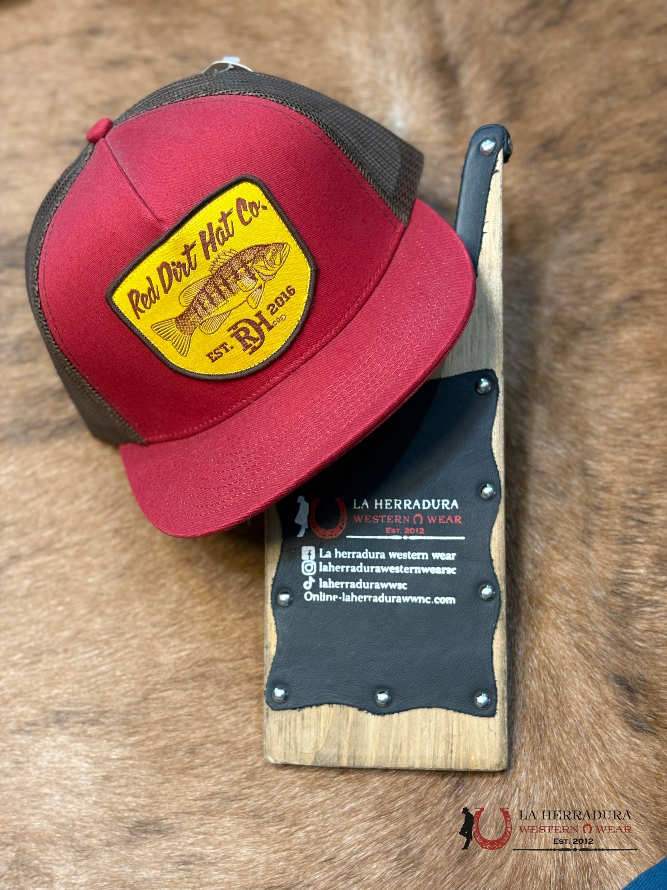 RED DIRT RED AND BROWN CAPS MENS GORRAS HOMBRES