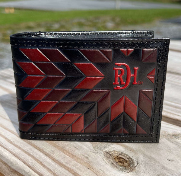CARTERA DOBLE ROJA Y NEGRA RED DIRT CO. 24068881W6