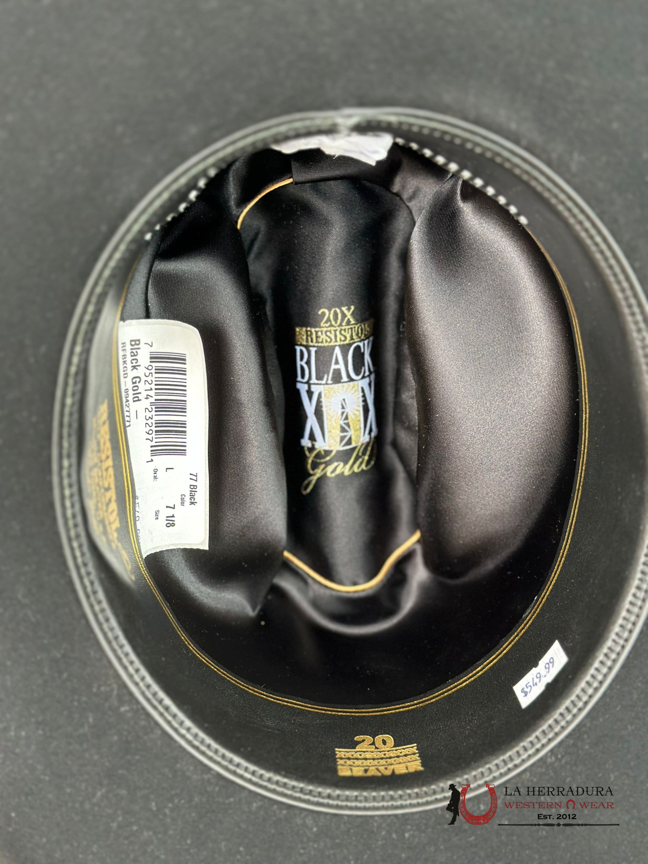 Resistol Black Gold 20X Tejana