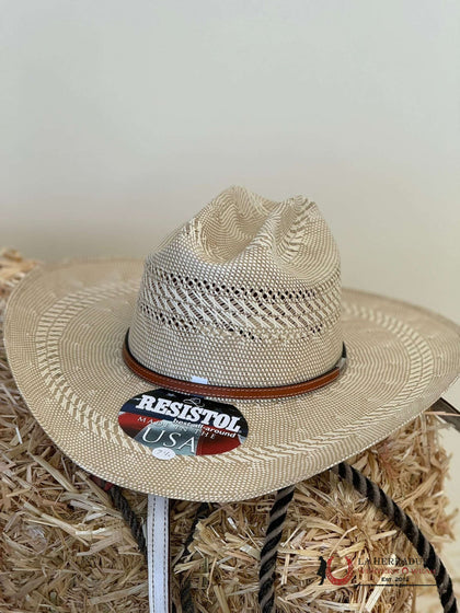 RESISTOL OPEN RANGE REG 50X NATURAL TAN STRAW HAT