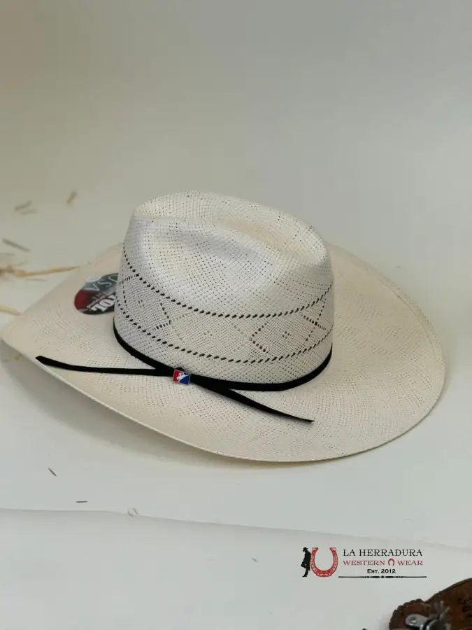 Resiston Ivory Grey Rusty 20X Straw Hat Tejana