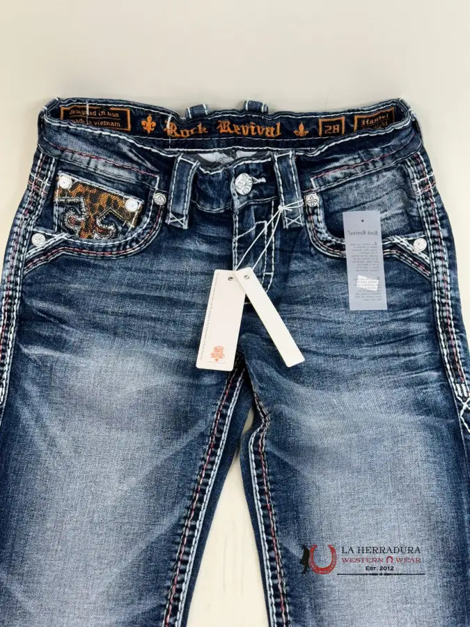 Revival Mens Jeans Hansel Straight Ropa Hombres