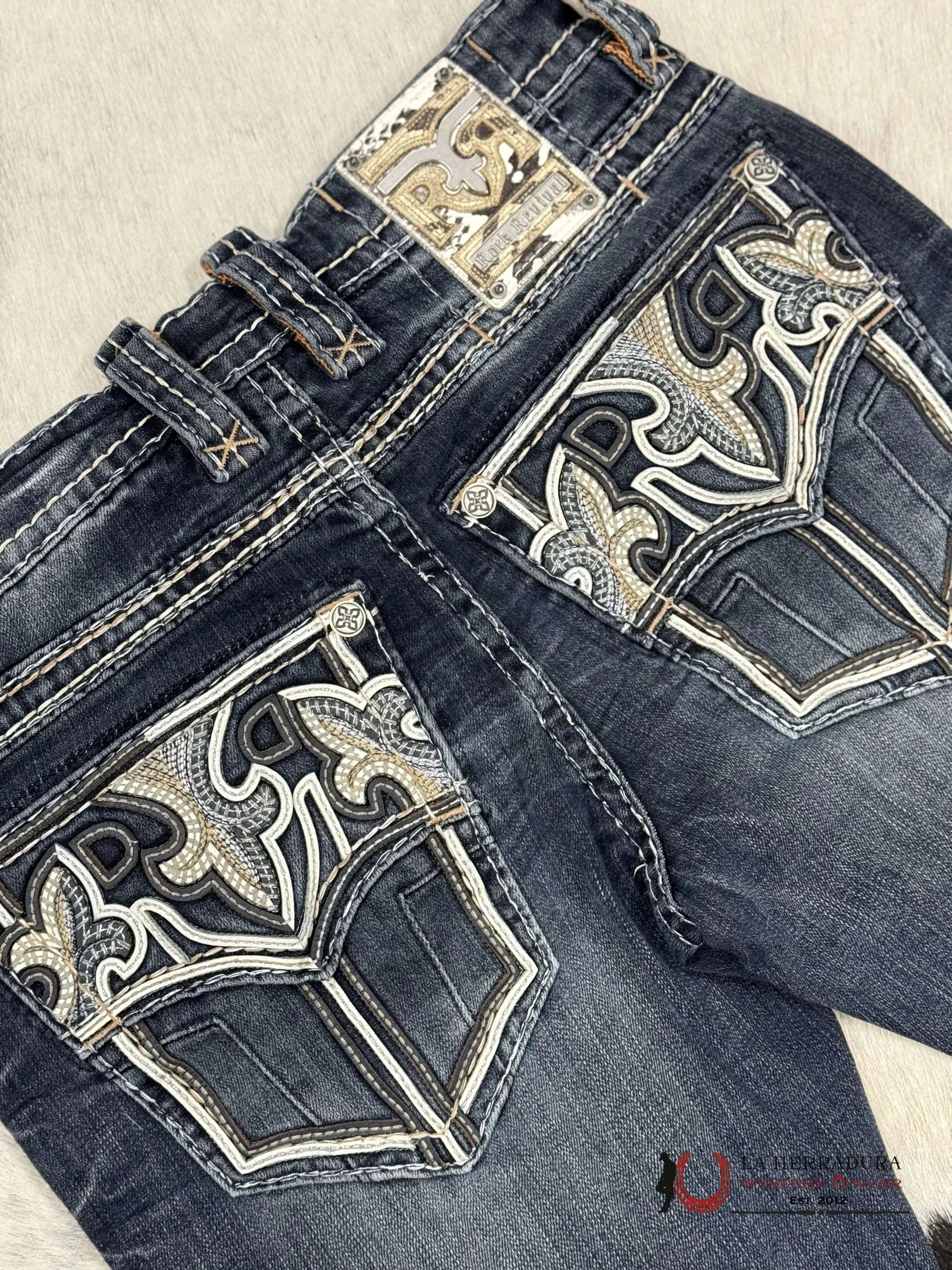 Revival Mens Jeans In Sty Ezekiel Straight Ropa Hombres