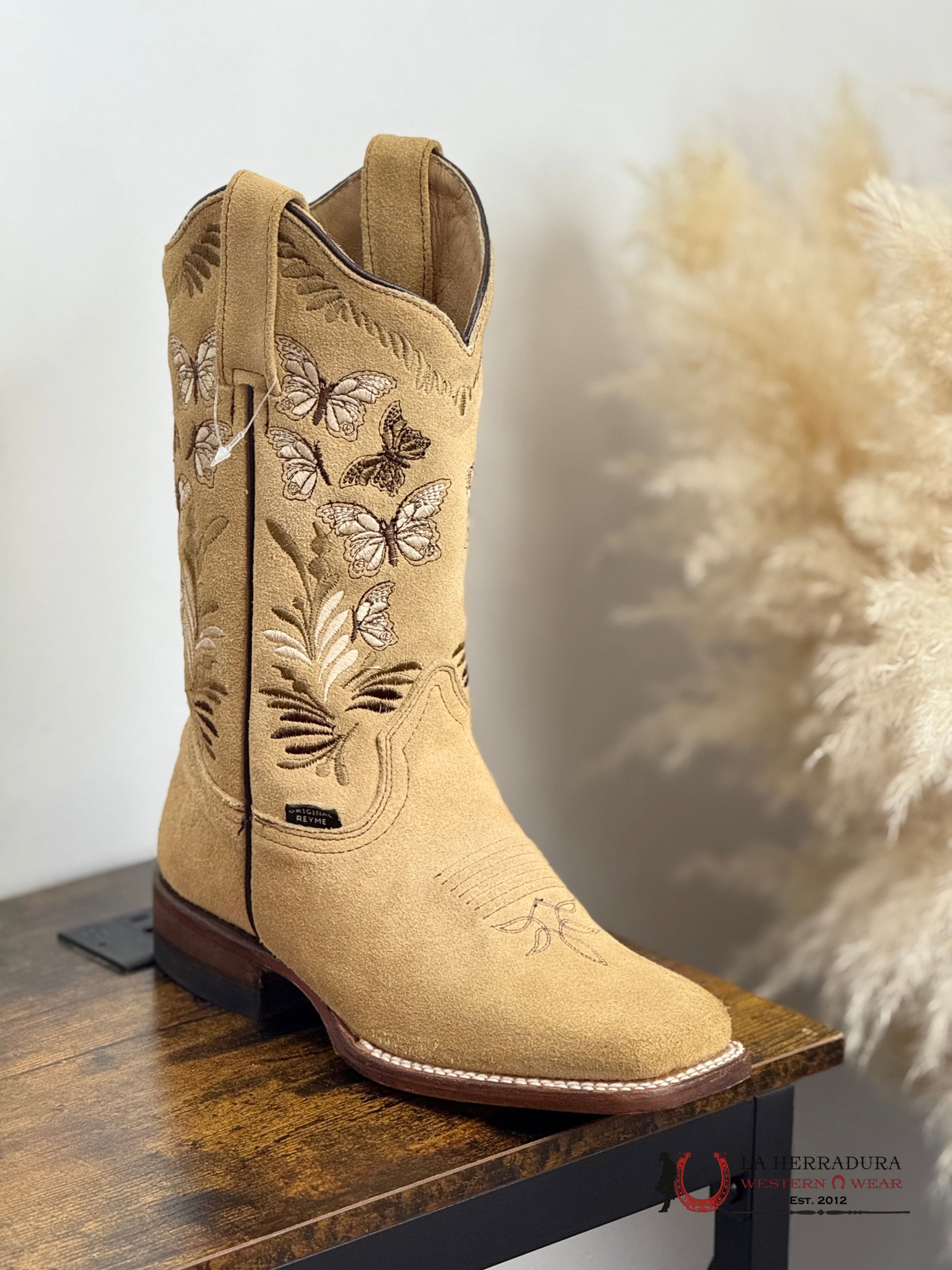 REYME WOMEN BOOT ARENA GAMUZA BUTTERFLY TUBE BOTAS MUJERES