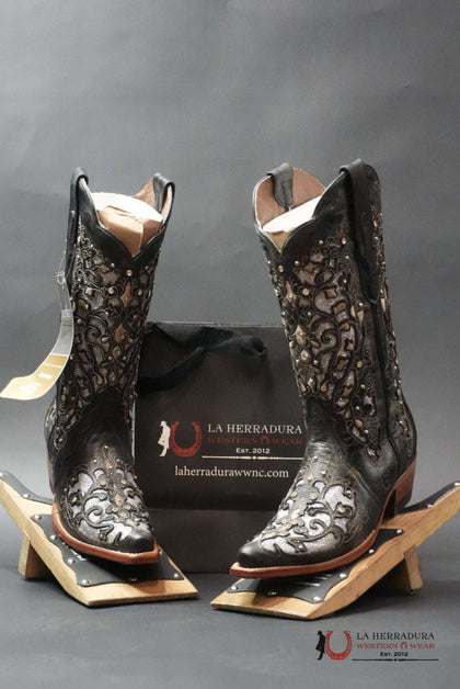 REYWELT CLARISSA HEISER BLACK LEATHER - 895