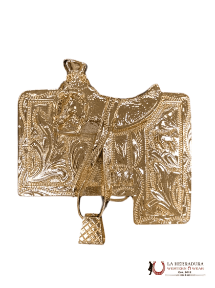 SILLA DE MONTAR HEBILLA COMPLETAMENTE DE ORO ROSADO