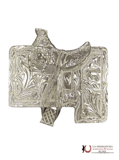 SILLA DE MONTAR HEBILLA TODO PLATA