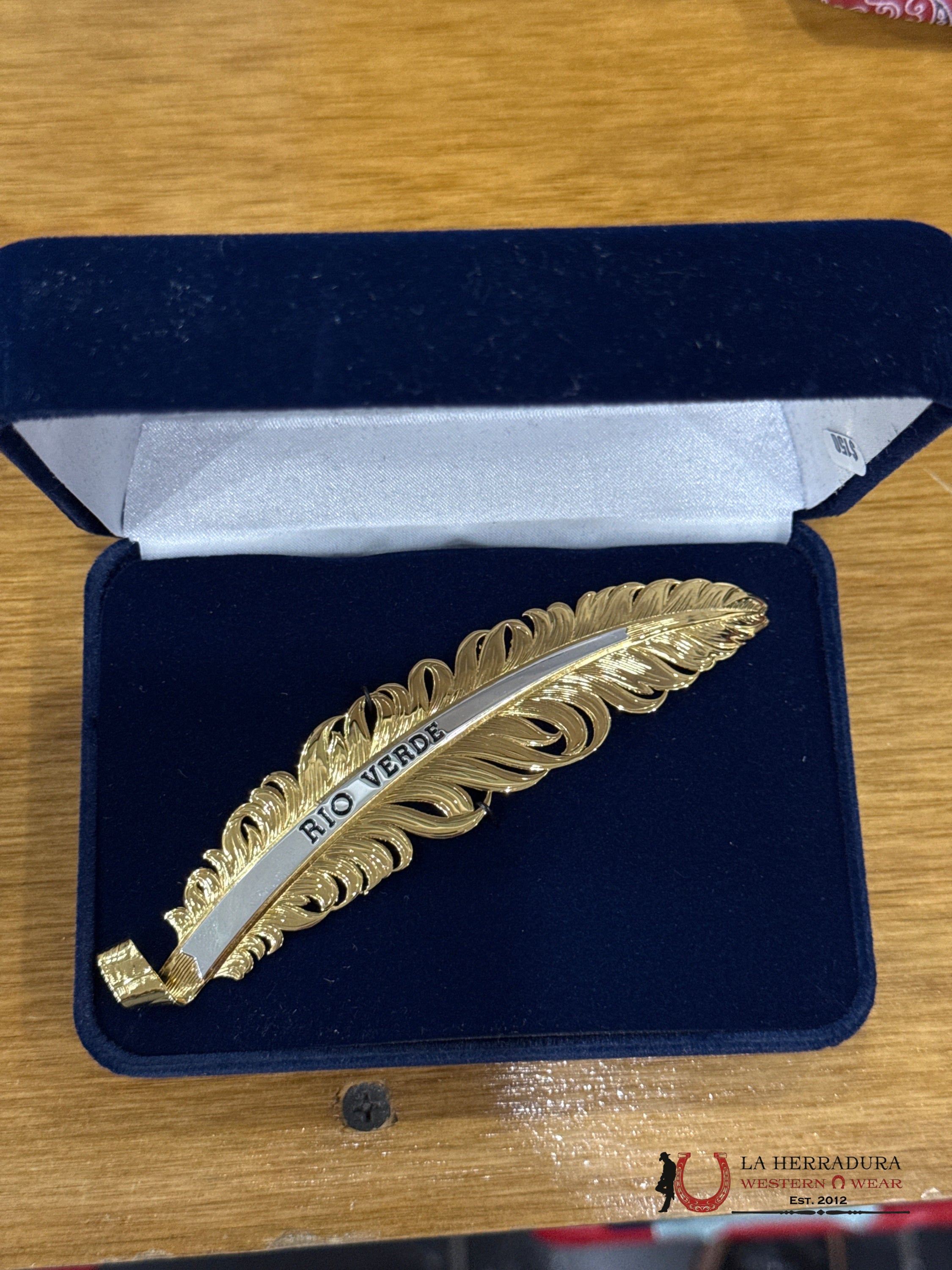 RIOVERDE MONTANA HAT FEATHER DORADO ESTANDAR ACCESORIOS