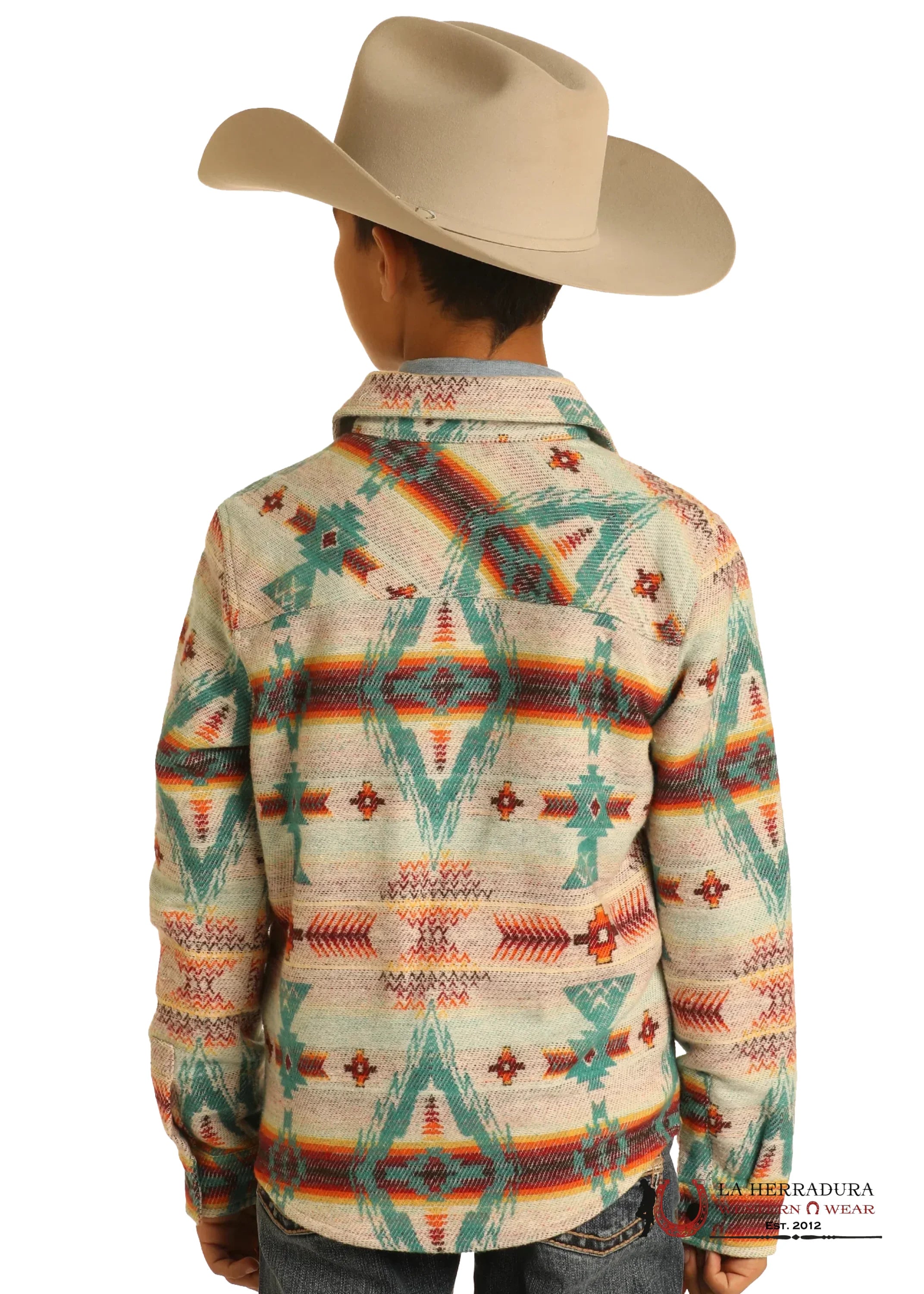 ROCK AND ROLL BOY NATURAL JACQUARD JACKET BK92C05444 NIÑOS