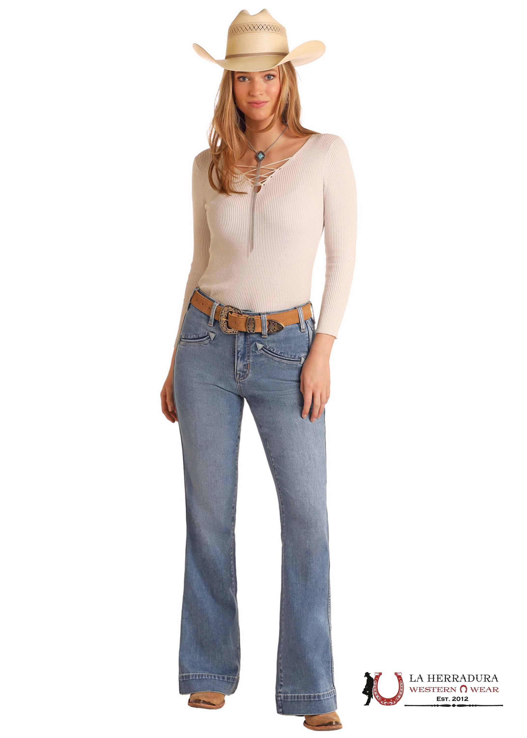 ROCK AND ROLL Medium Vintage Smiley Pocket - 6061 ROCK&ROLL JEANS WOMEN