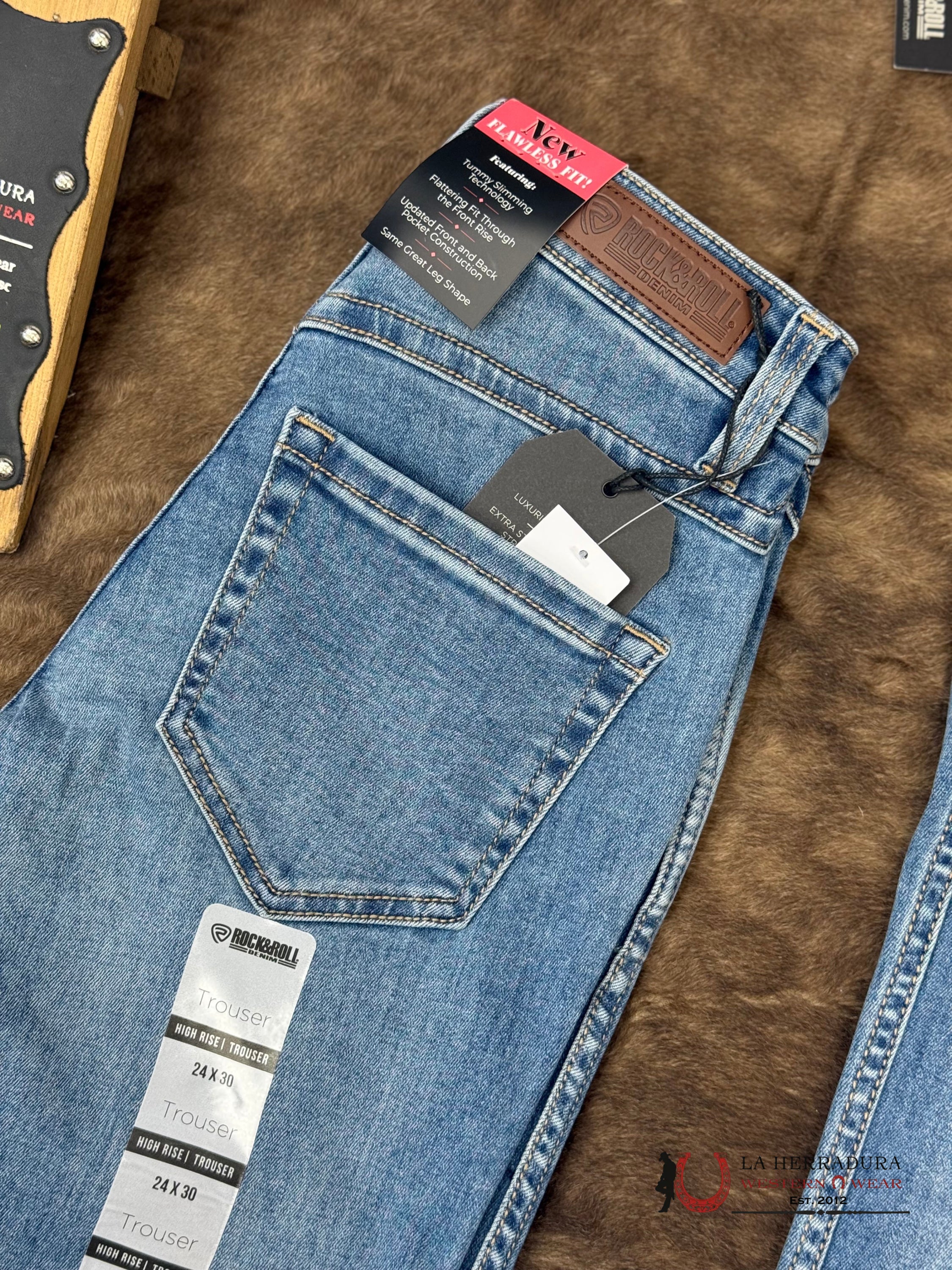 ROCK AND ROLL Medium Vintage Smiley Pocket - 6061 ROCK&ROLL JEANS WOMEN