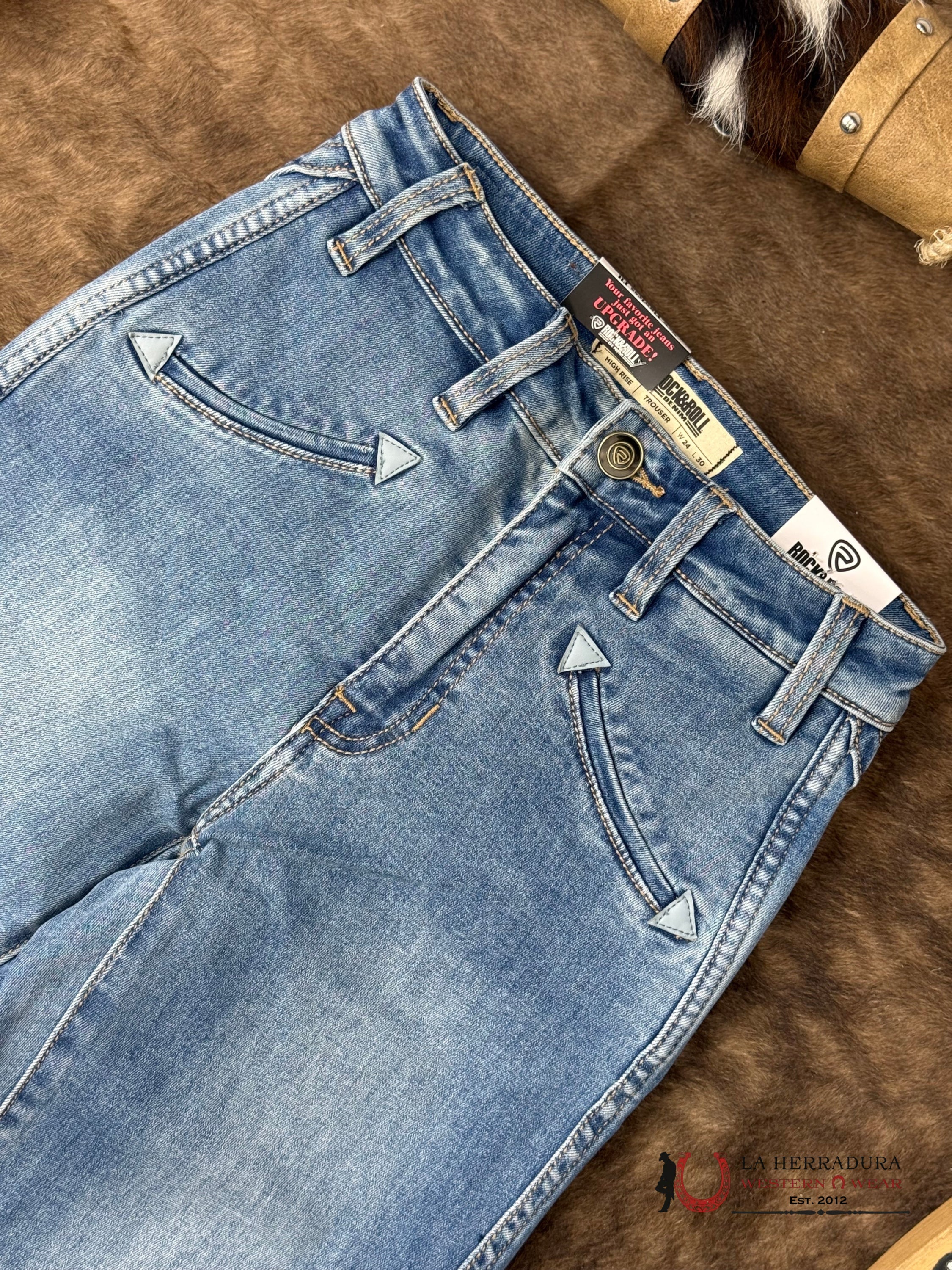 ROCK AND ROLL Medium Vintage Smiley Pocket - 6061 ROCK&ROLL JEANS WOMEN