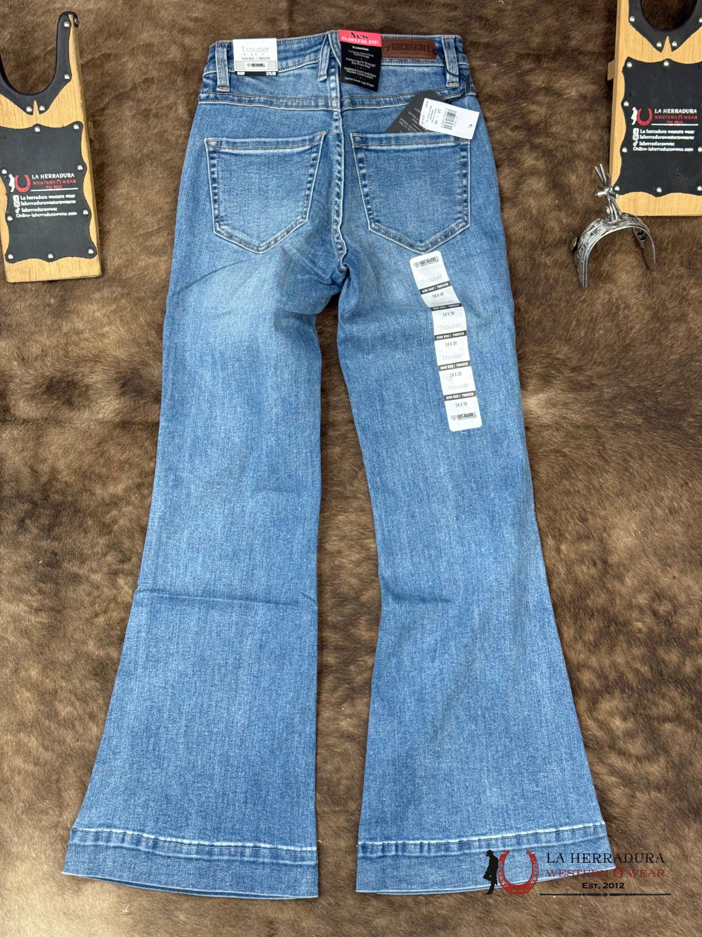 ROCK AND ROLL Medium Vintage Smiley Pocket - 6061 ROCK&ROLL JEANS WOMEN