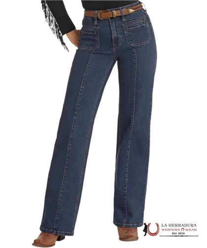 ROCK AND ROLL MEDIUM WASH FLARE JEANS BW6HD05338
