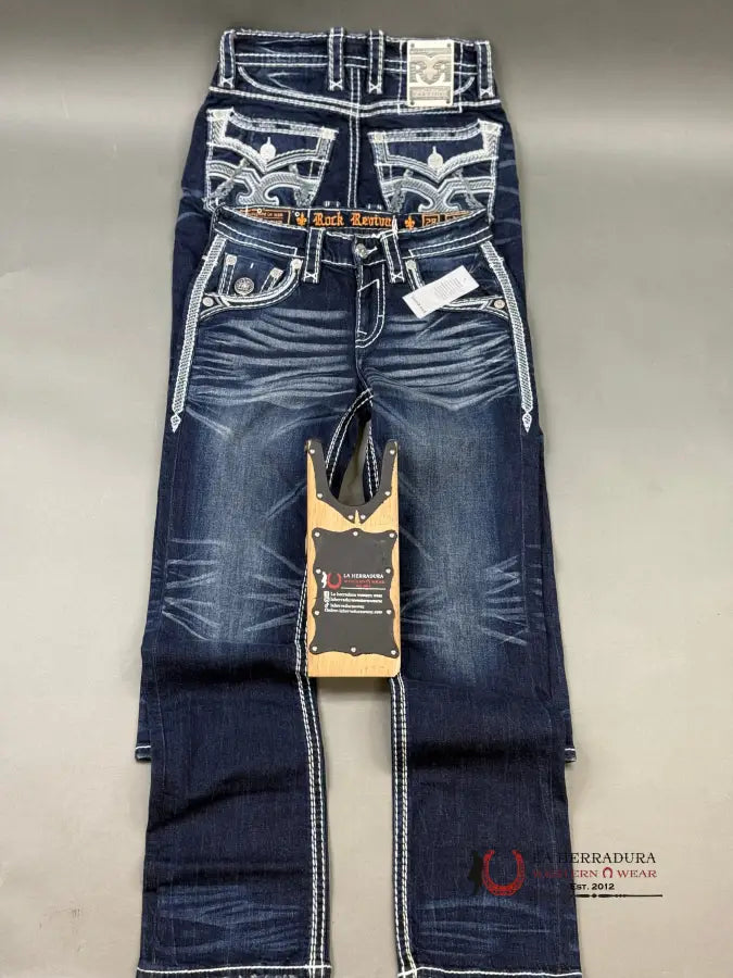 Rock Revival Alvin Boot Cut Jeans Ropa Hombres