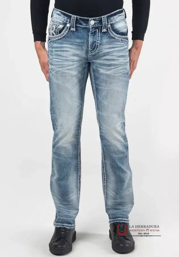 Rock Revival Arlo Straight Leg Jean Ropa Hombres