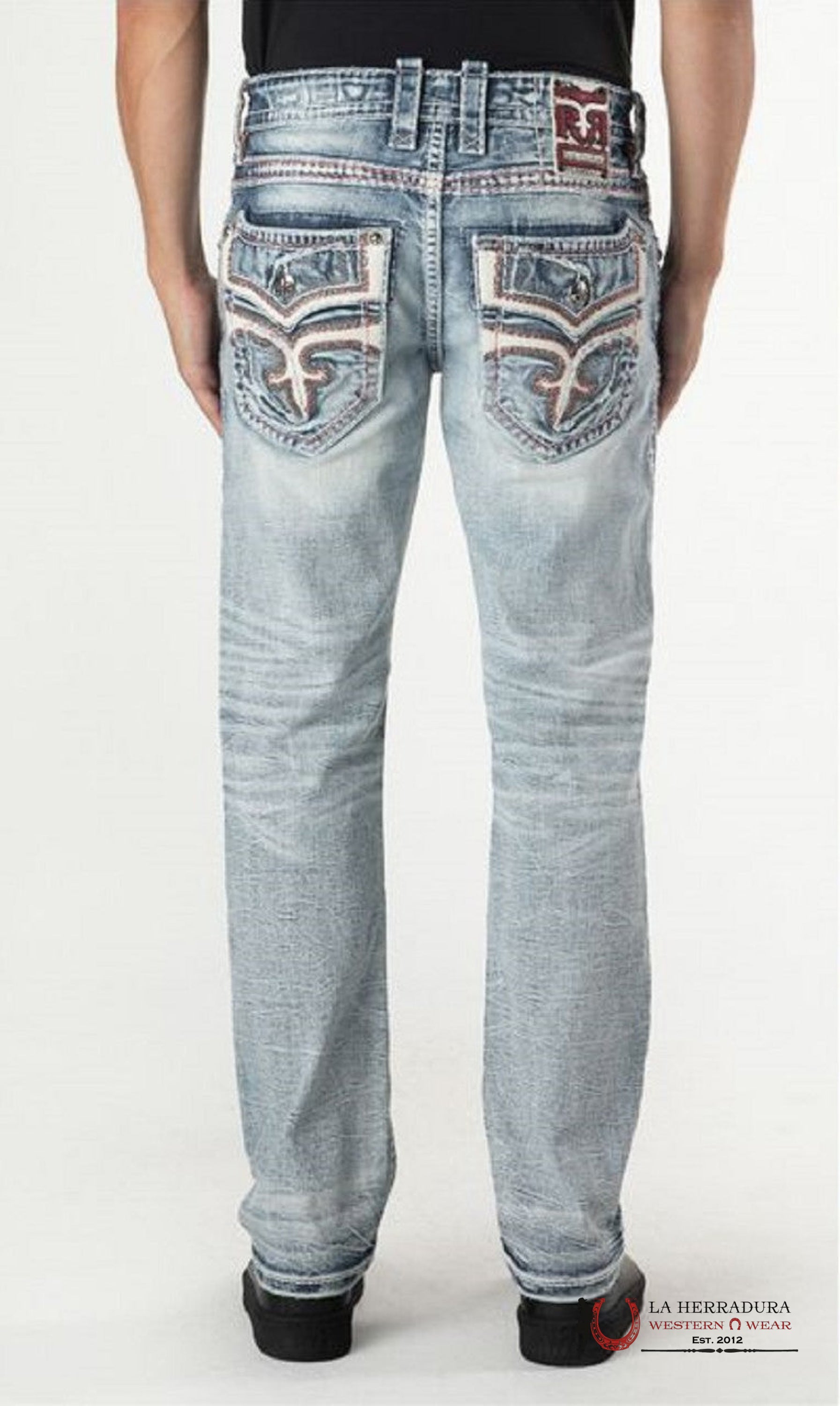 ROCK REVIVAL BRADLEY STRAIGHT JEAN ROPA HOMBRES