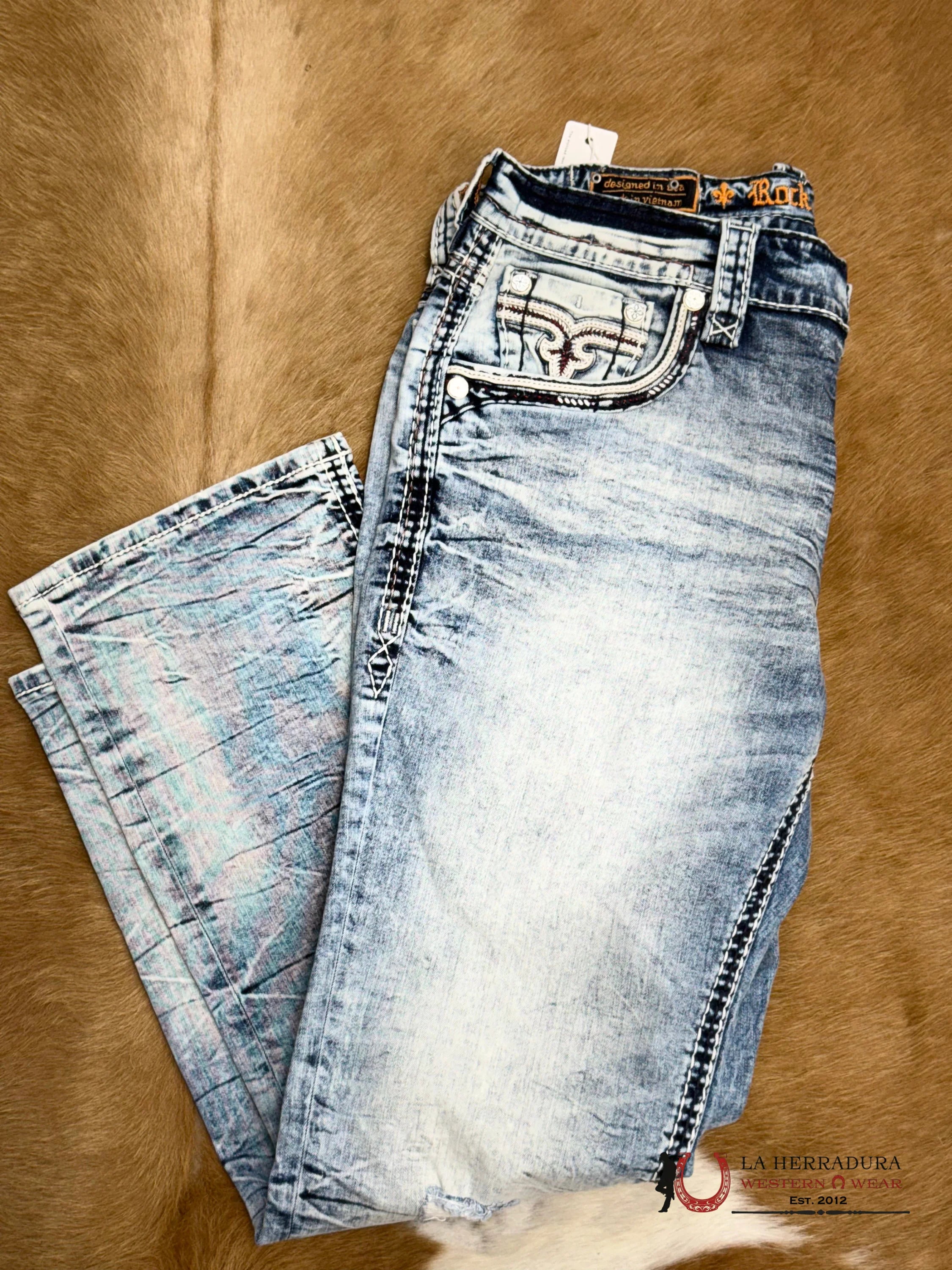 ROCK REVIVAL DANE STRAIGHT LEG ROPA HOMBRES
