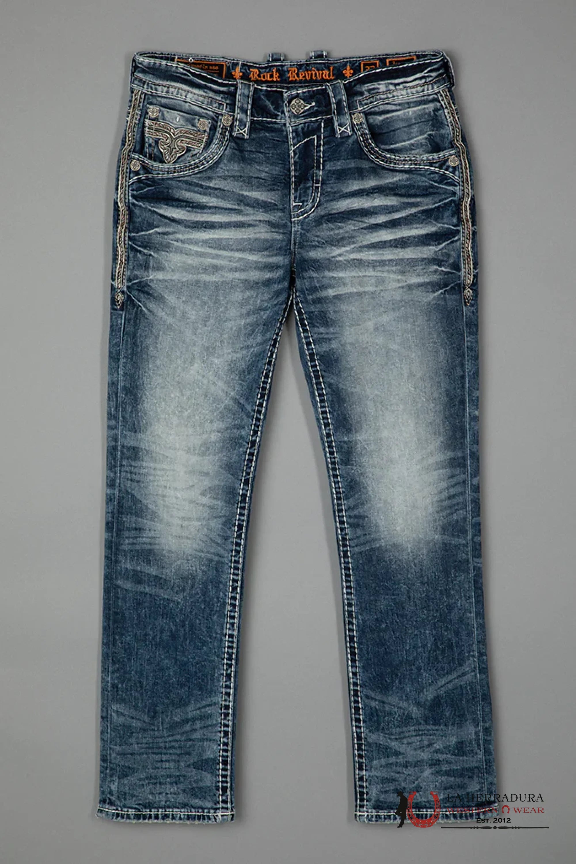 ROCK REVIVAL JAXSON STRAIGHT JEAN ROPA HOMBRES