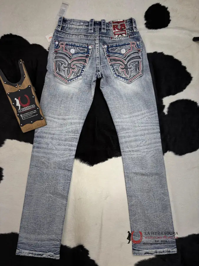 Rock Revival Jaycee Straight Men Jeans Ropa Hombres