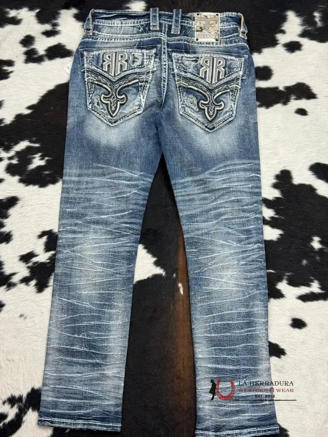 Rock Revival Mens Jeans Haven Straight Ropa Hombres