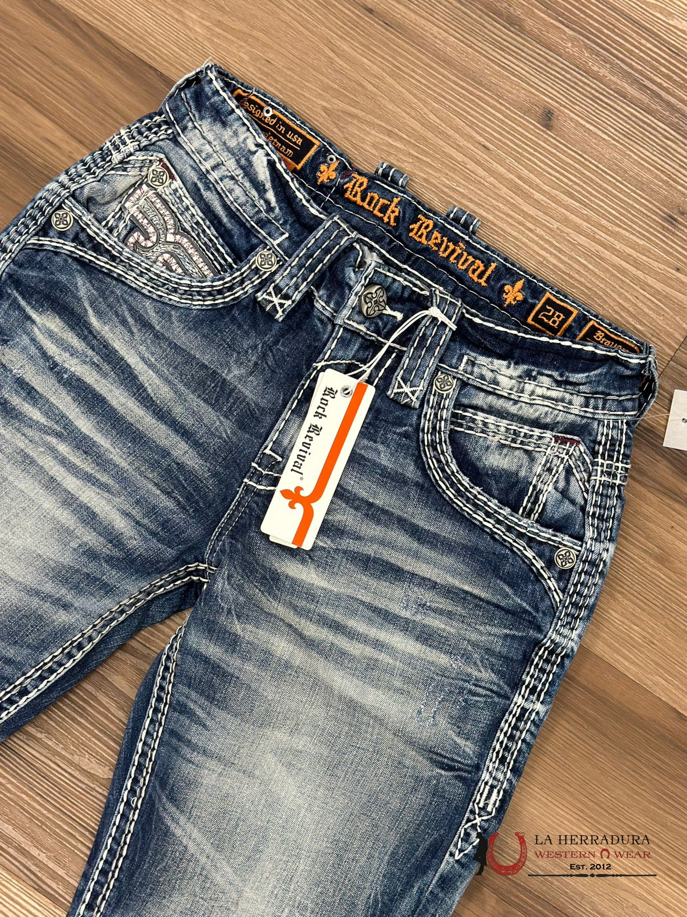 Rock Revival Mens Jeans In Style Brayen Straight Ropa Hombres