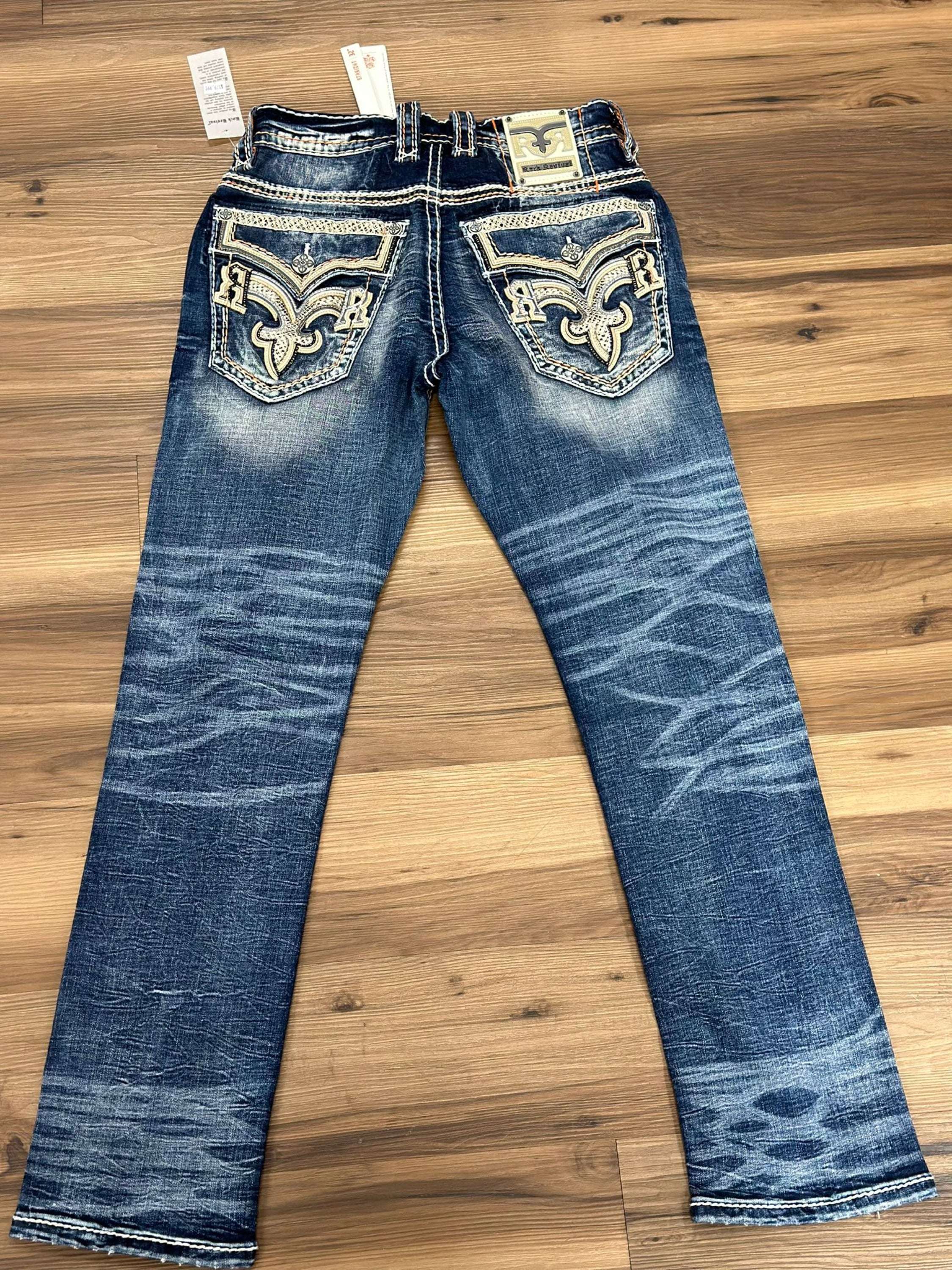 Rock Revival Mens Jeans In Style Felix Straight Ropa Hombres