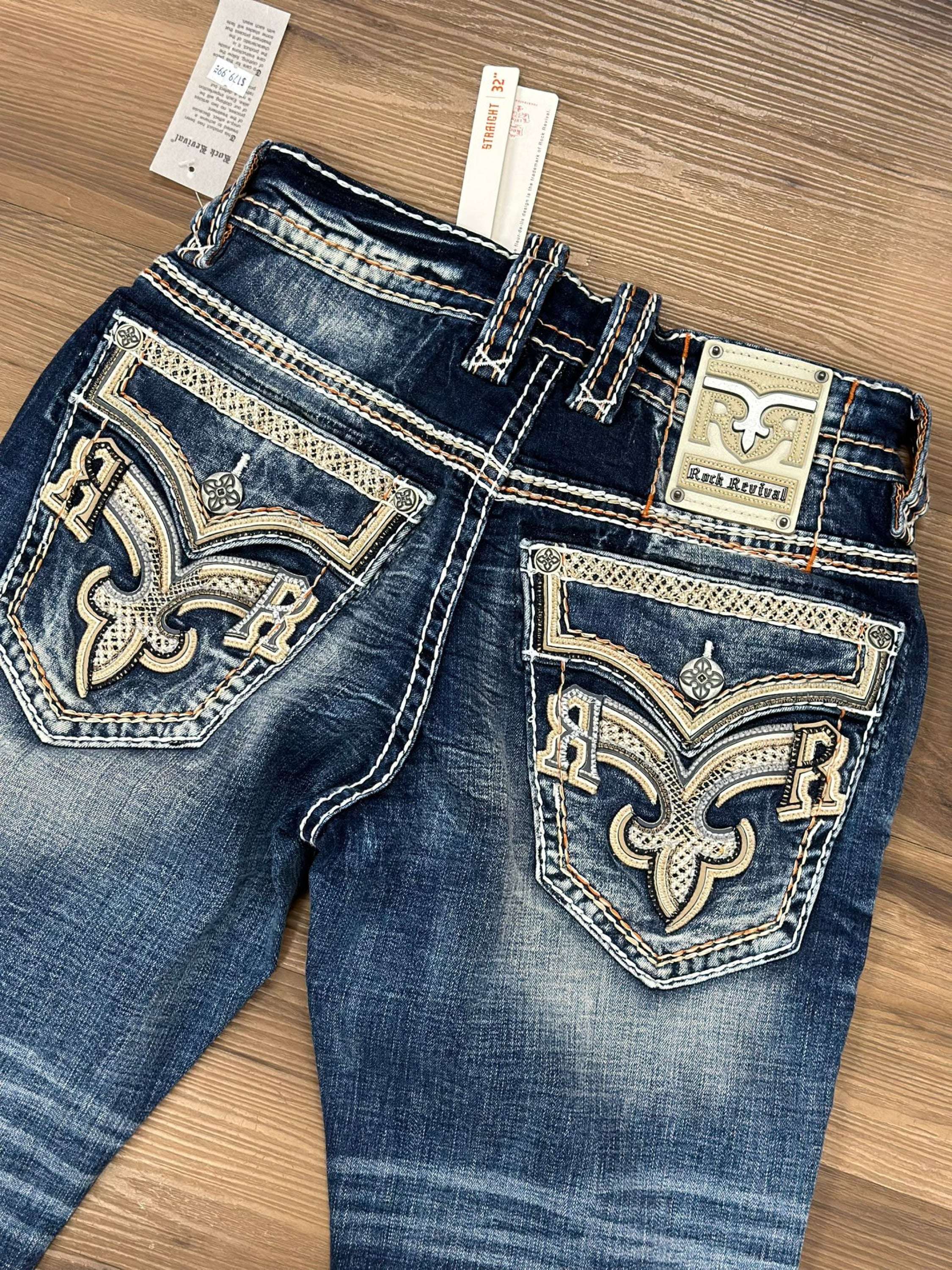 Rock Revival Mens Jeans In Style Felix Straight Ropa Hombres