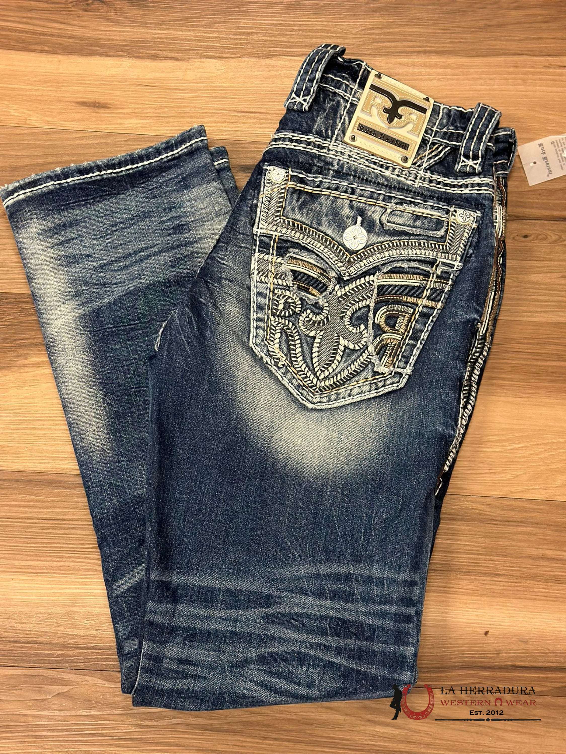 Rock Revival Mens Jeans In Style Hadriel Ropa Hombres