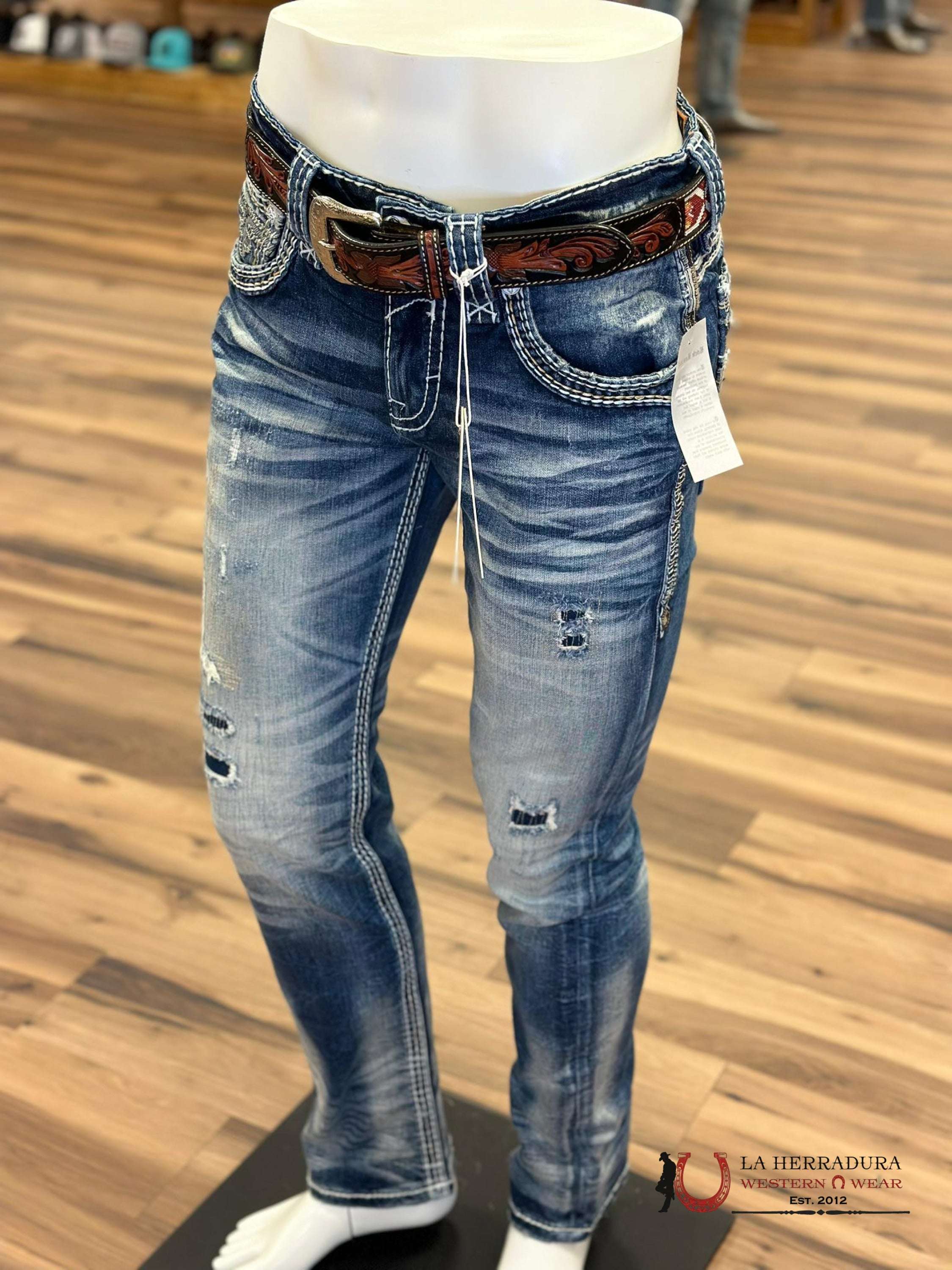 Rock Revival Mens Jeans In Style Hadriel Ropa Hombres
