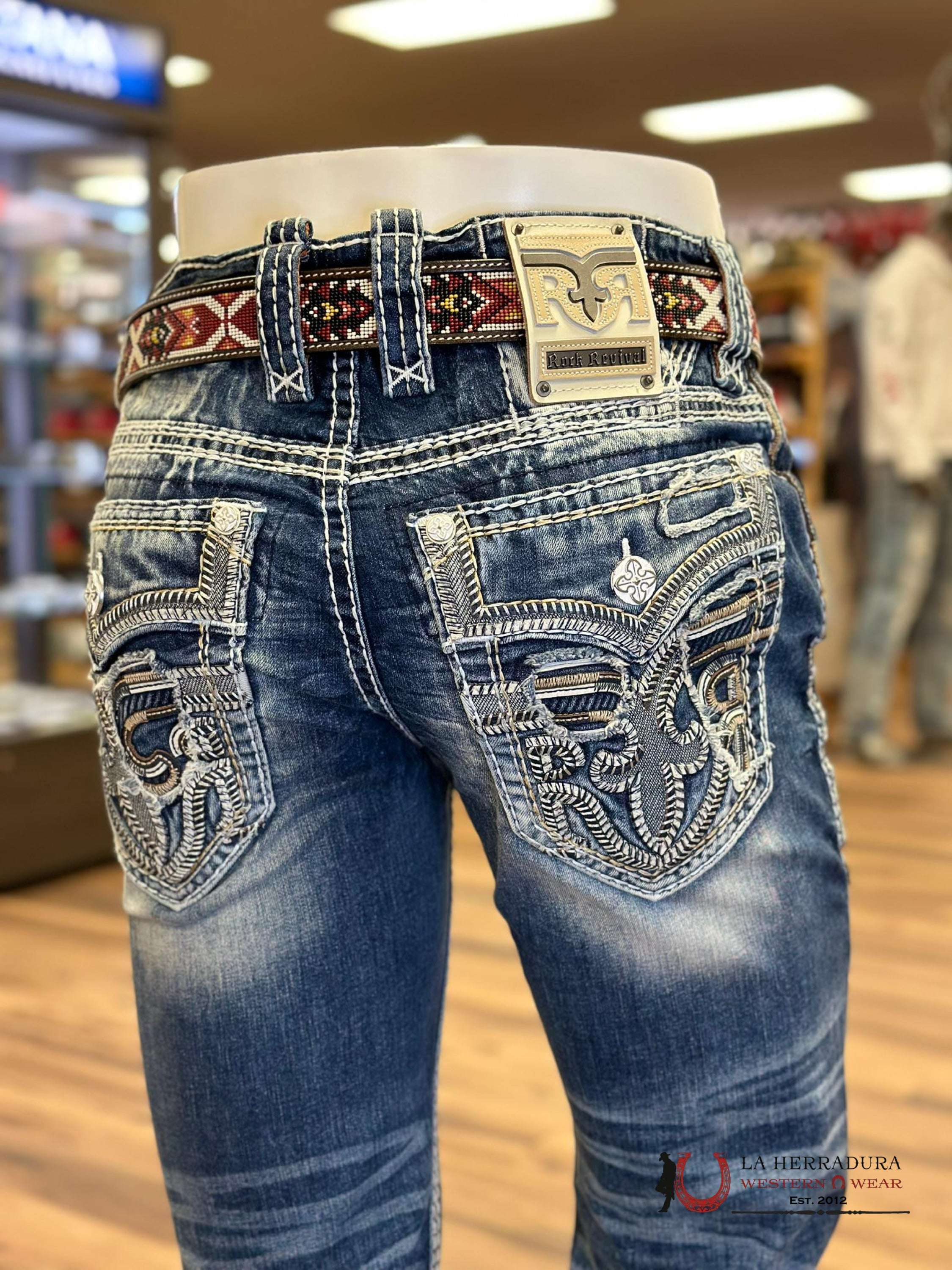 Rock Revival Mens Jeans In Style Hadriel Ropa Hombres