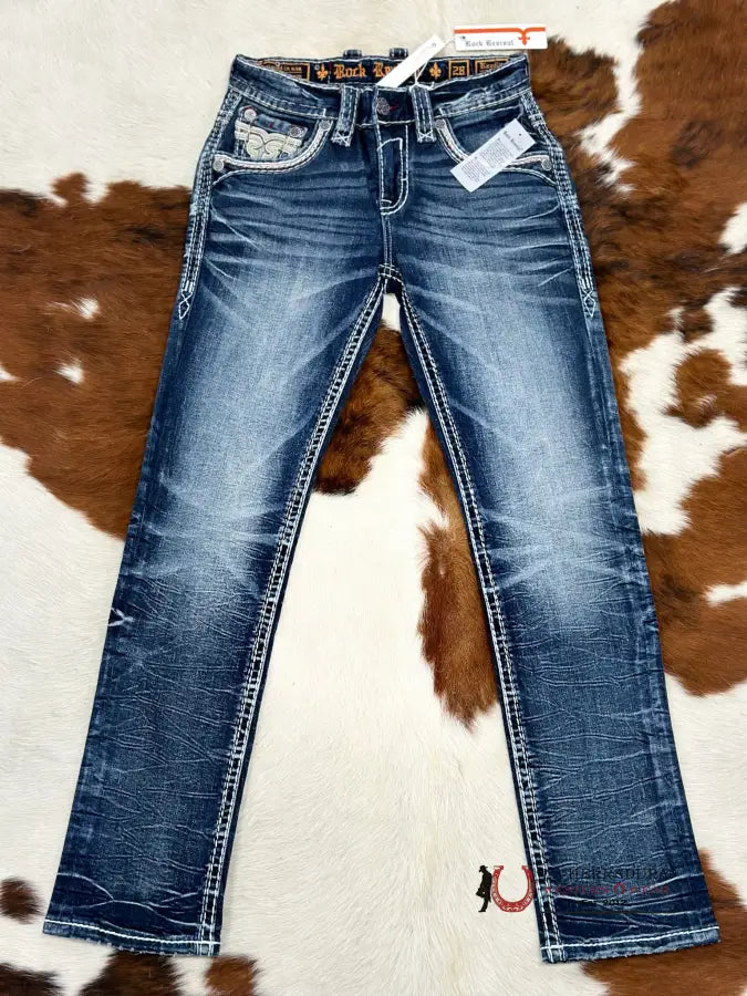 Rock Revival Mens Jeans In Style Kaydin Straight Ropa Hombres