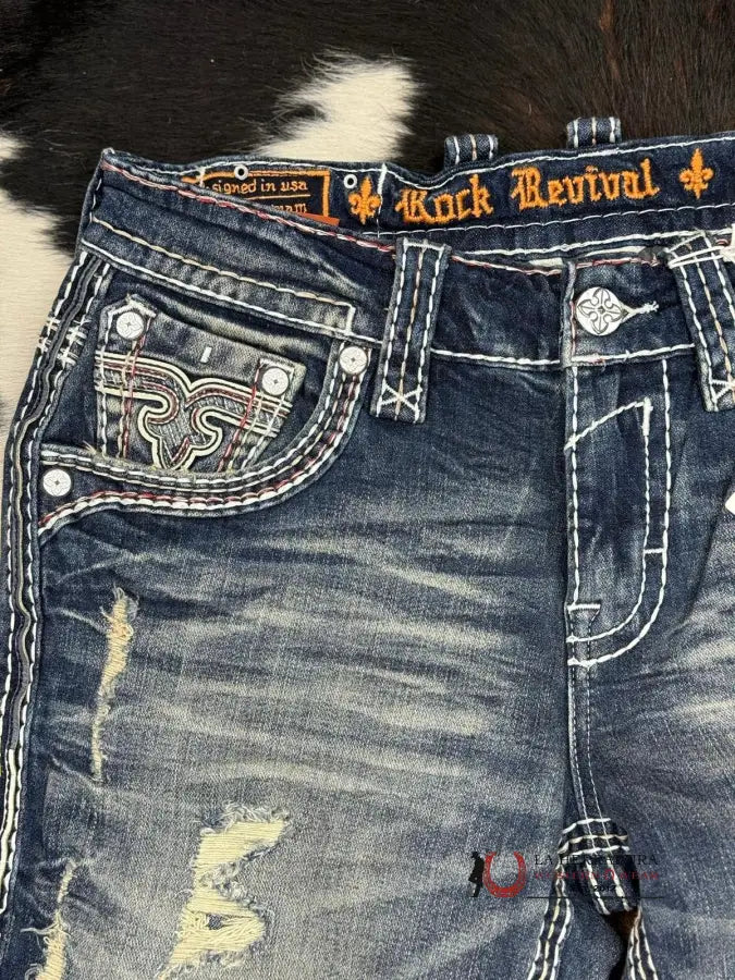 Rock Revival Mens Jeans Remi Straight Ropa Hombres