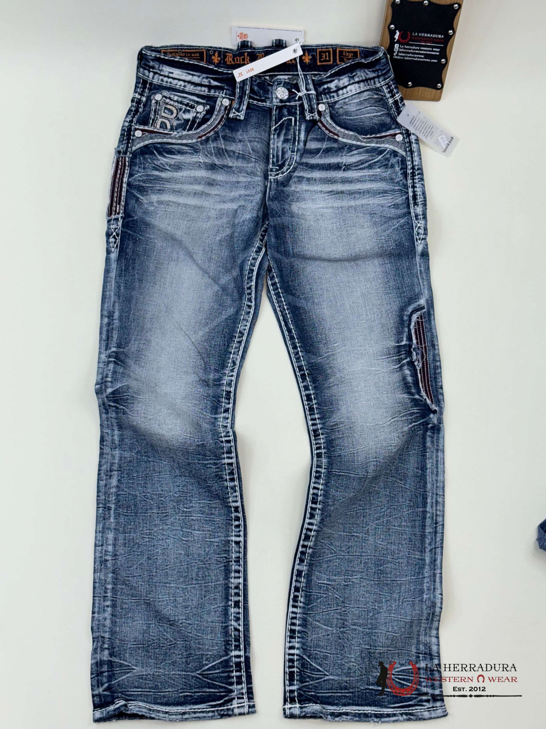 Rockrevival Skye Boot Jeans Ropa Hombres