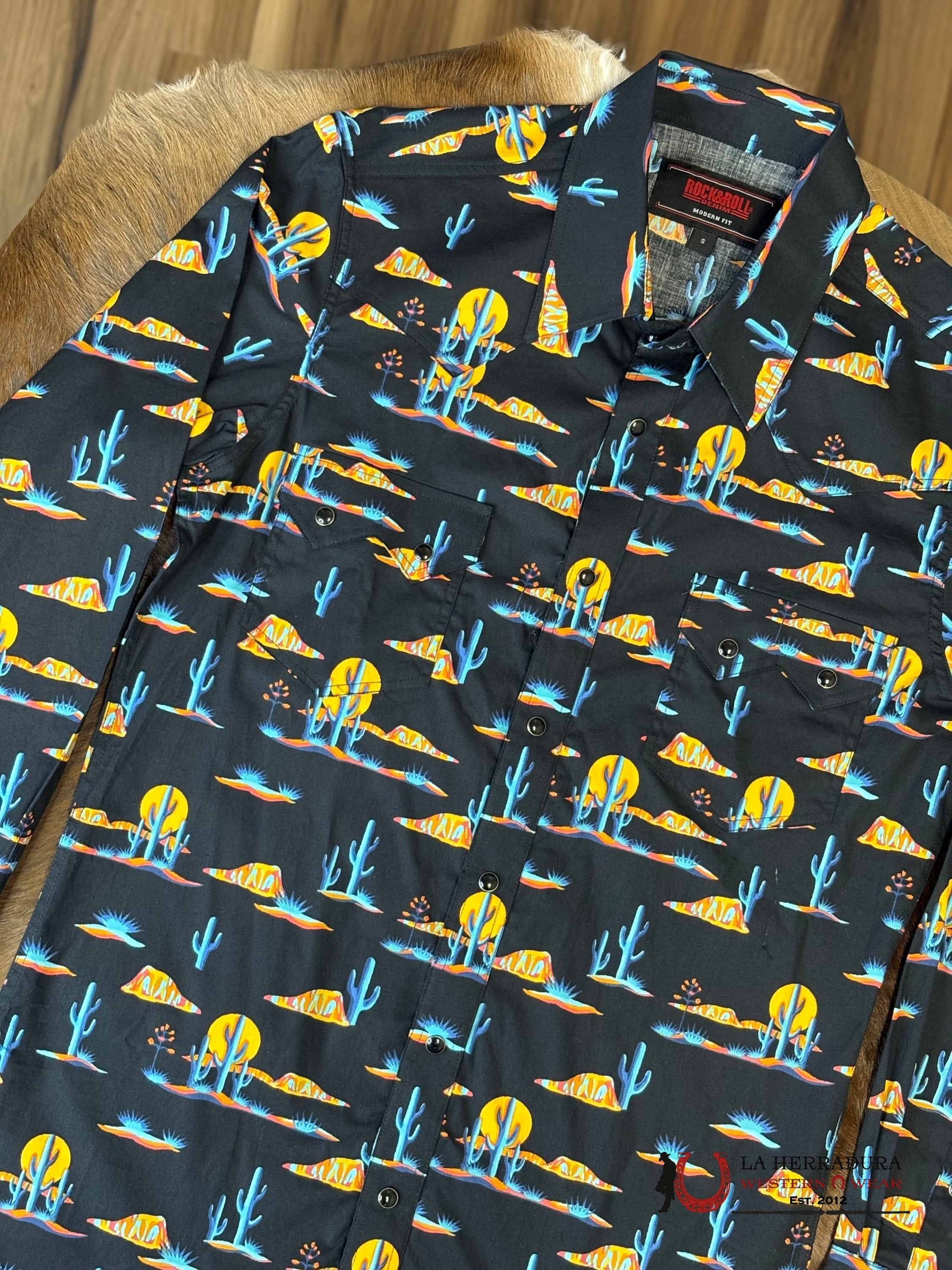 ROCK&ROL LONG SLEEVE DARK BLACK B2S3336 ROPA HOMBRES