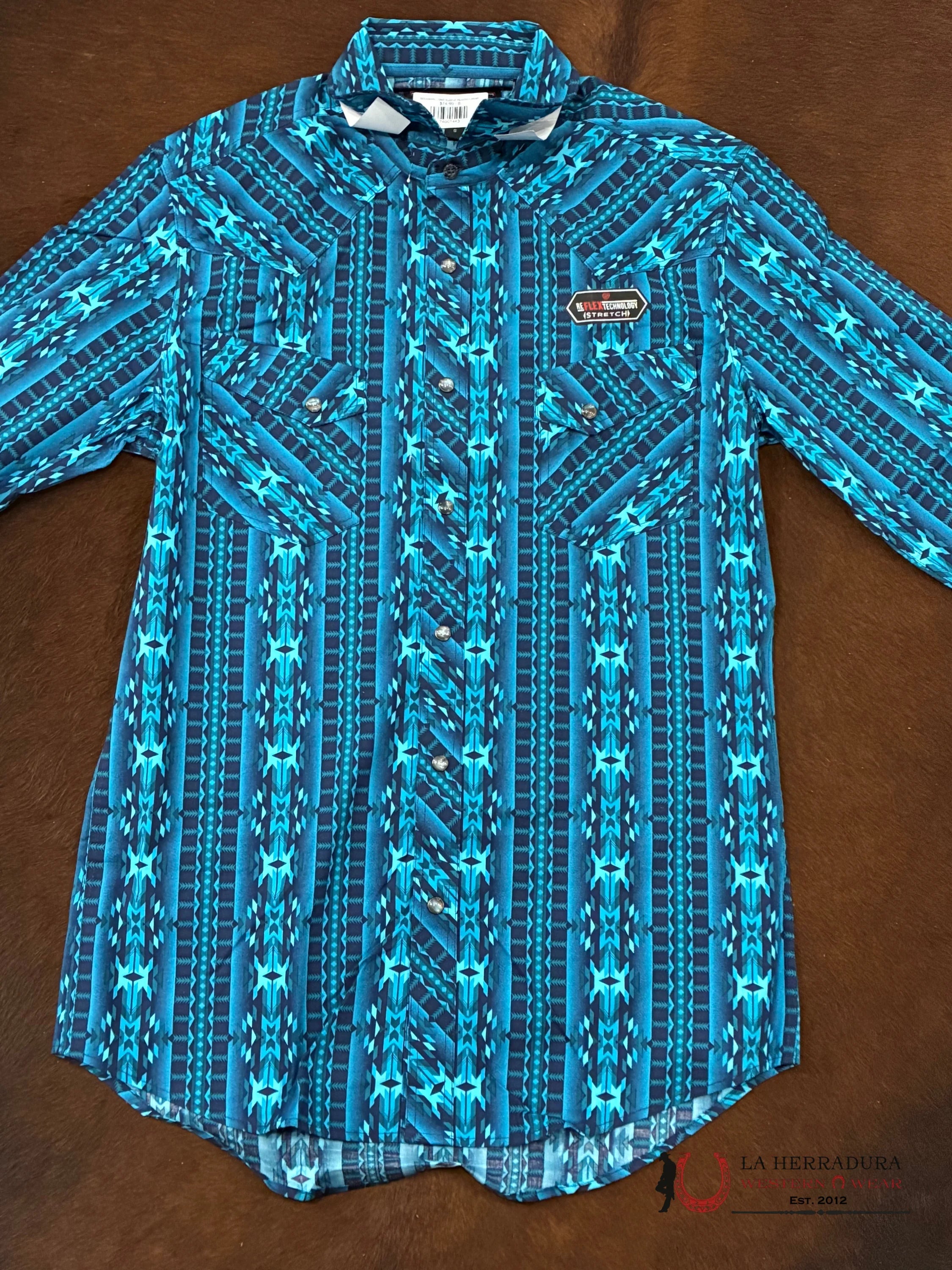 ROCK&ROL LONG SLEEVE PEACOCK SNAP RRMSOSRZ01 ROPA HOMBRES