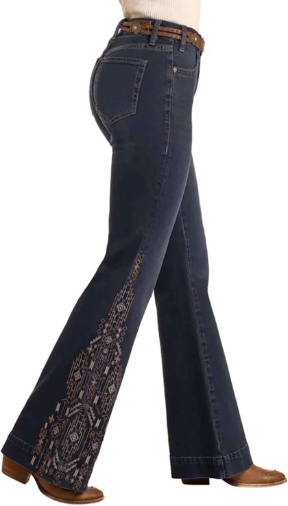 PANTALÓN OSCURO DE TIRO MEDIO ROCK&ROLL AZTEC BW5MD05331