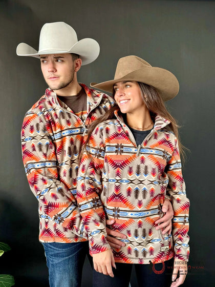CHAQUETA SOFTSHELL AZTEC CON ESTAMPADO PAVO REAL AZTEC DE ROCK &amp; ROLL