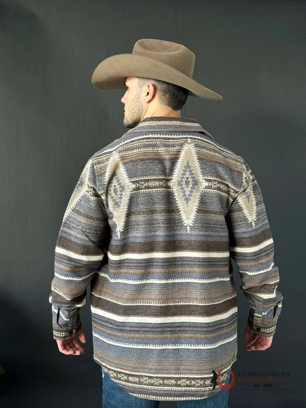 ROCK & ROLL AZTEC SHIRT JACKET DARK BROWN BM92C01930
