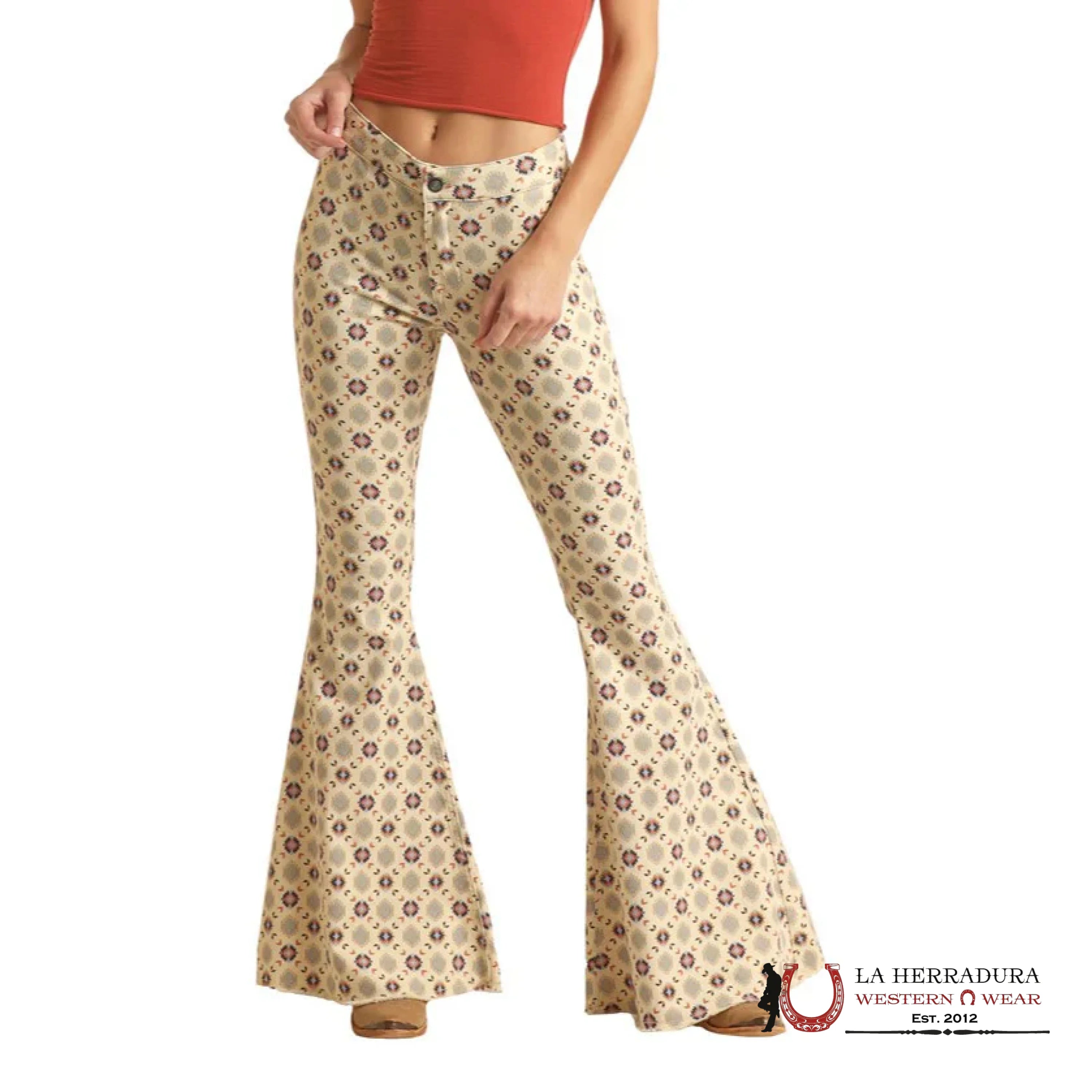 ROCK&ROLL BEIGE SEIGE AZTECA BUTTON BELL RRWD7PRZU6 ROCK&ROLL JEANS WOMEN