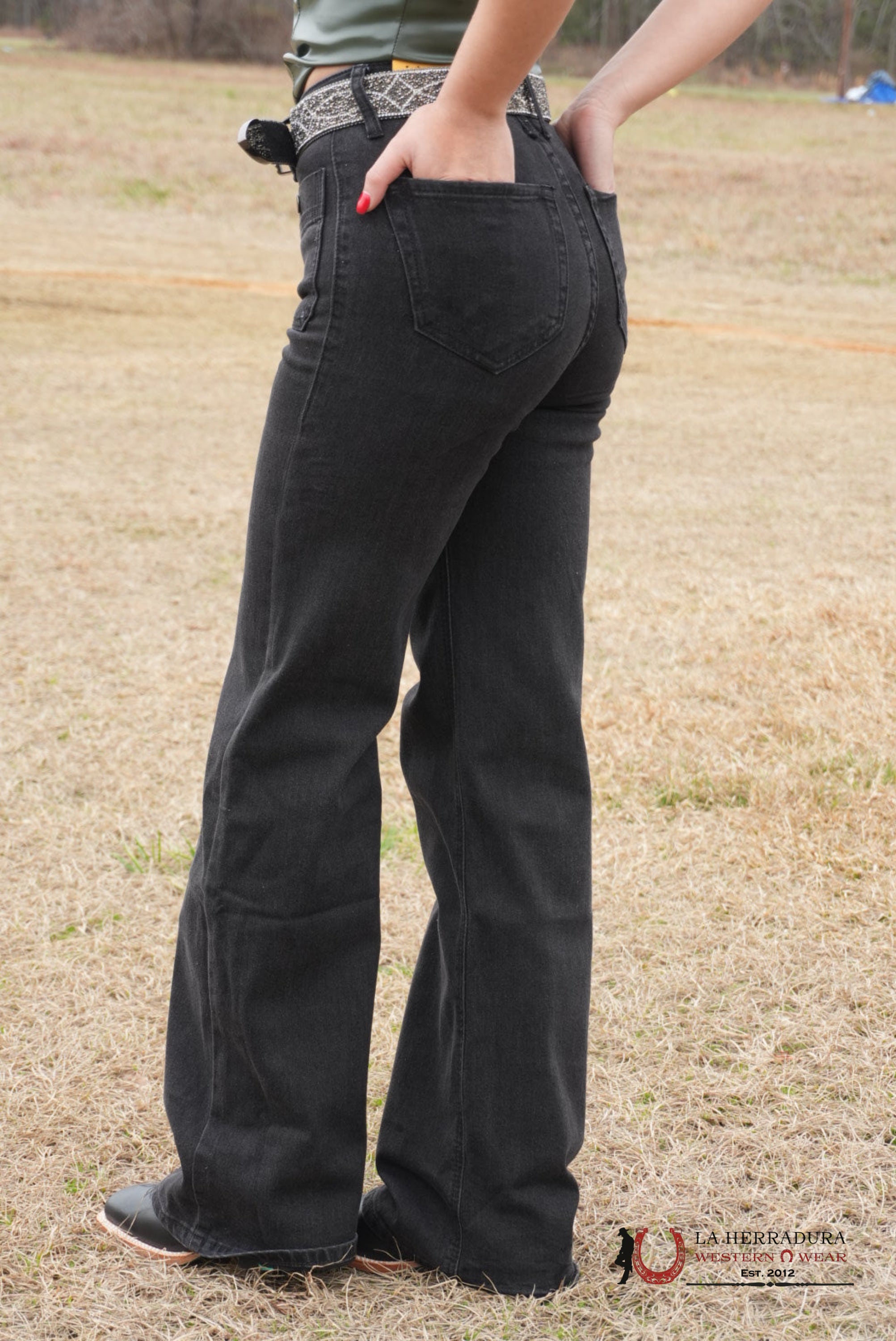 Rock&Roll Black Denim Trouser ROCK&ROLL JEANS WOMEN