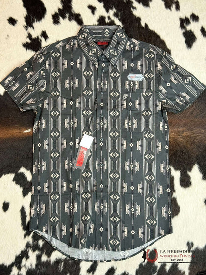 ROCK&ROLL BLACK OFF WHITE AZTEC PRINT