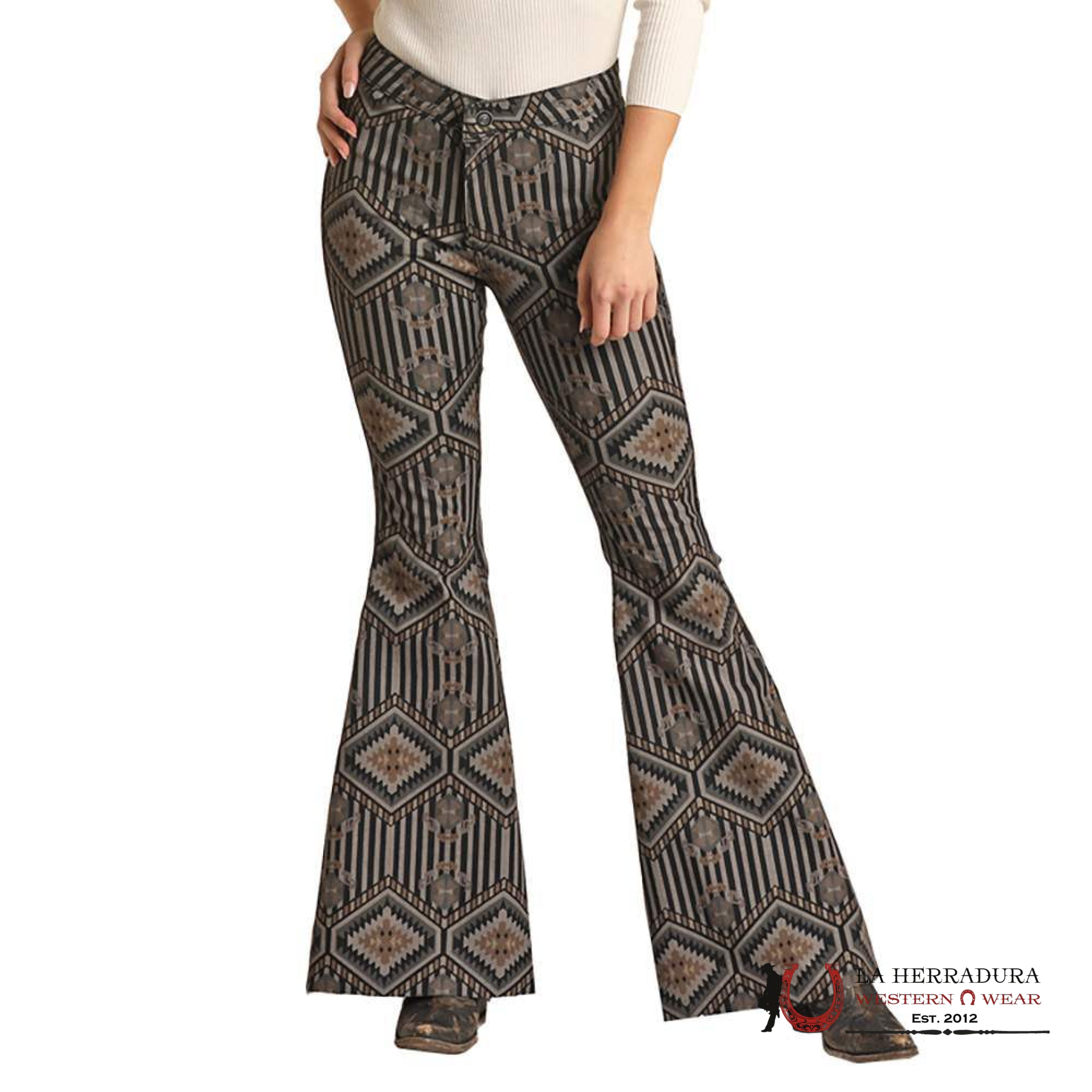 ROCK&ROLL BLACK REVERSIBLE BELL BOTTOM RRWD7PR0H9 ROCK&ROLL JEANS WOMEN