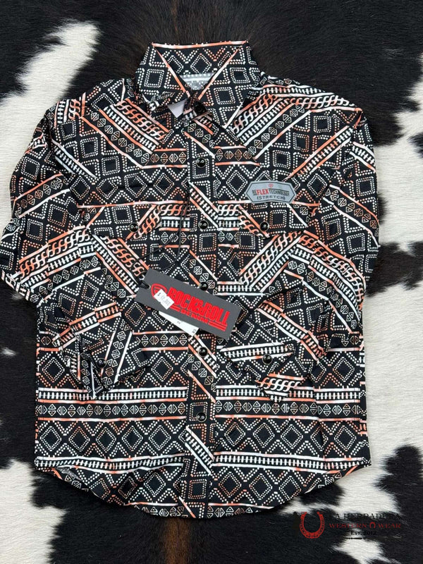ROCK&ROLL BOYS CORAL AZTECA TEJIDA MANGA LARGA CON BROCHES RRBSOSR0RO
